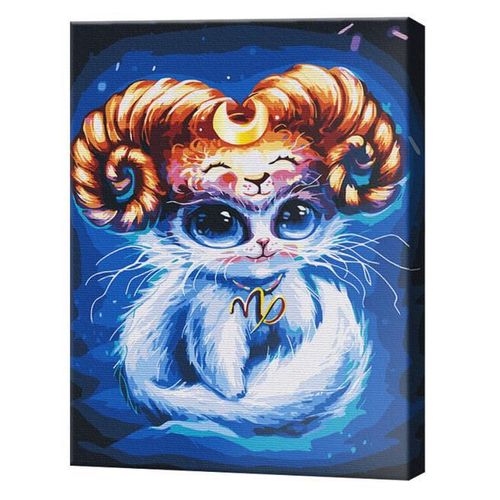 cumpără Tablou pe numere BrushMe BS53913 Pictura pe numere 40x50cm Eco Motan Capricorn în Chișinău 