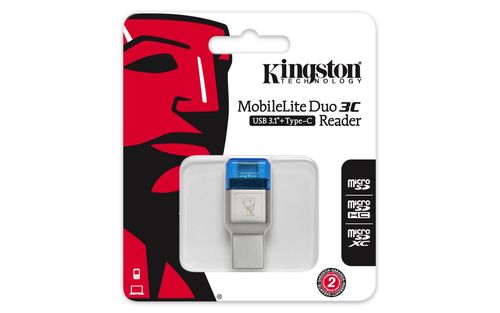 cumpără Cititor de carduri Kingston FCR-ML3C, MobileLite Duo 3C USB3.1 în Chișinău 