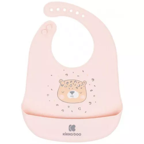 cumpără Bavețică Kikka Boo 31303030046 Baveta din silicon Savanna Pink în Chișinău 