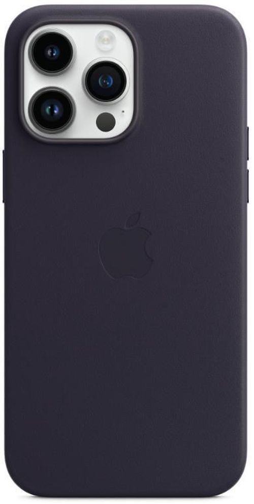 cumpără Husă pentru smartphone Apple iPhone 14 Pro Max Leather Case with MagSafe, Ink MPPP3 în Chișinău 