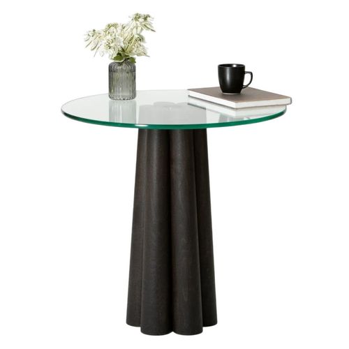 купить Журнальный столик Trendy Thales, Negru, Transparent в Кишинёве 