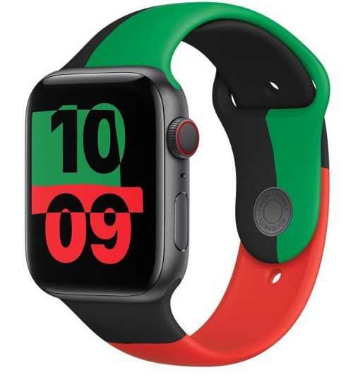 cumpără Curea Apple 44mm Black Unity Sport M/L MUQ83 în Chișinău 
