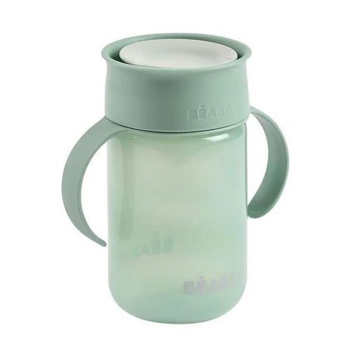 cumpără Cană cu pai Beaba B913582 Cana de invatare 340 ml Sage Green în Chișinău 