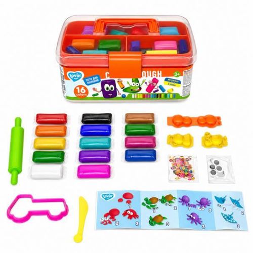 cumpără Set de creație Okto 41186 Set plastilină, 16 culori în Chișinău 
