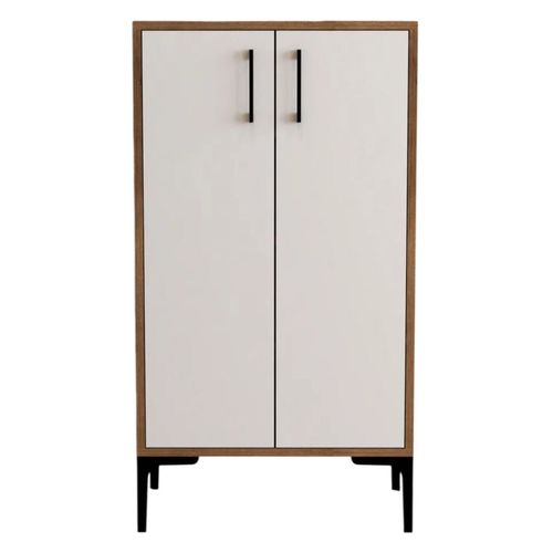 cumpără Raft pentru încălțăminte Trendy Prag, Nuc, Alb 60x111x35cm în Chișinău 