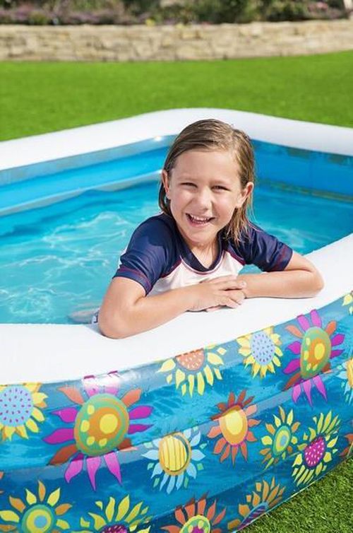 cumpără Piscină gonflabilă Bestway 54121BW Flora Fericită 305х183х56cm în Chișinău 