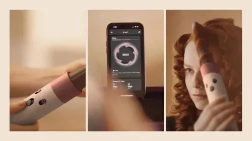 cumpără Aparat pentru aranjarea părului Dyson HS08 Airwrap i.d. Ceramic Apricot/Topaz în Chișinău 