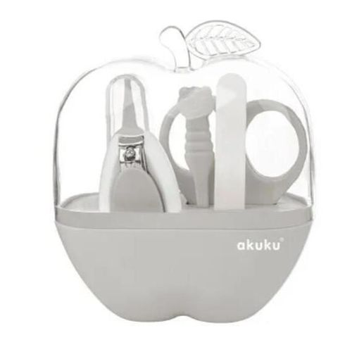 купить Набор для ухода за малышом Akuku A0473 Apple Case grey в Кишинёве 