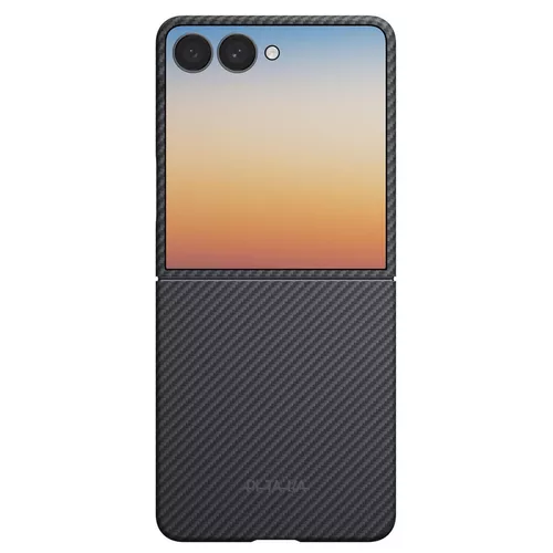 купить Чехол для смартфона Pitaka Edge Samsung Galaxy Z Flip 8 Black/Grey 01 (FBFLIP8) в Кишинёве 
