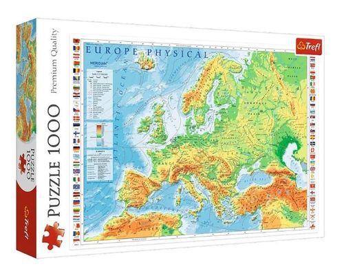 cumpără Puzzle Trefl 10605 Puzzle 1000 Mapa Europei 6K în Chișinău 