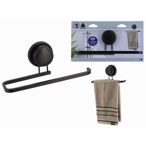 купить Держатель для полотенец Tendance 55836 Suport pentru prosoape cu 1 ventuza 24x6x8.5cm negru в Кишинёве 