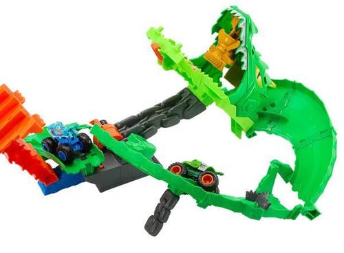 cumpără Mașină Hot Wheels JFR06 Set de joacă Demolarea Dragonului, cu 2 mașini Monster Trucks 1:64 în Chișinău 