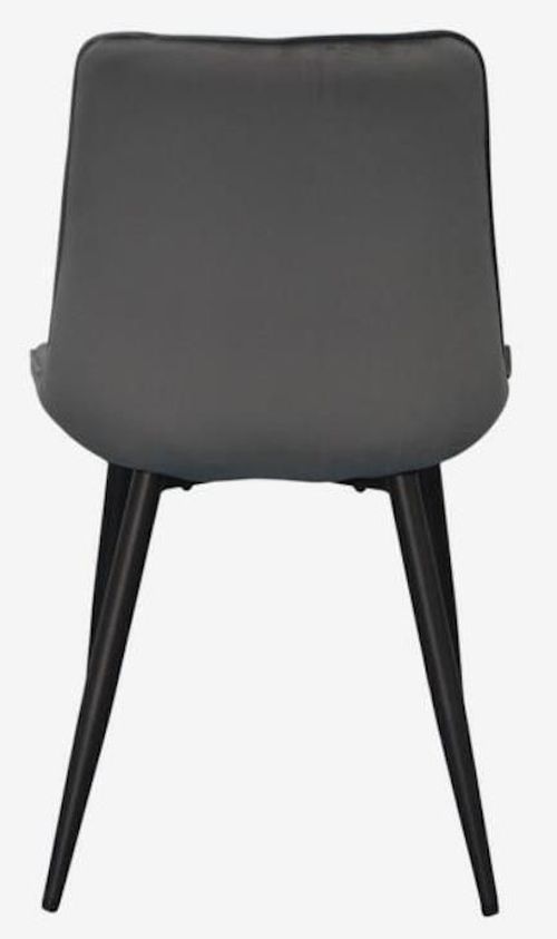 купить Комплект стол и стулья Evelin di Costacurta cтол DT-402-6B + 4 стула YTC-055B Bluvel-14 (Dark grey) в Кишинёве 
