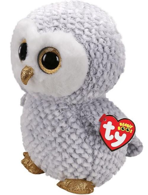 купить Мягкая игрушка TY TY36840 OWLETTE white owl 42 cm в Кишинёве 