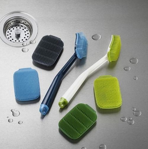 cumpără Accesoriu pentru bucătărie Joseph Joseph 85159 Scrubber și perie în set albastru în Chișinău 