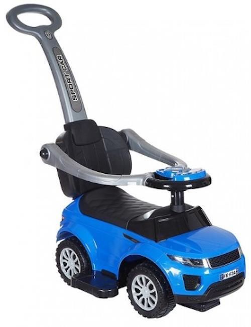купить Толокар Baby Mix UR-HZ614W BLUE Машина детская с ручкой голубой в Кишинёве 