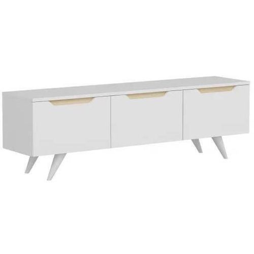 купить Тумба напольная для TV Trendy Prag Alb (GTR000202) в Кишинёве 