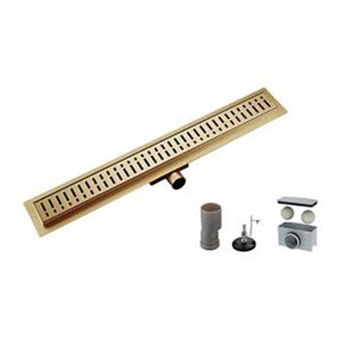 купить Душевой трап Gappo G 88007- 34 Inox 70x800 Gold в Кишинёве 