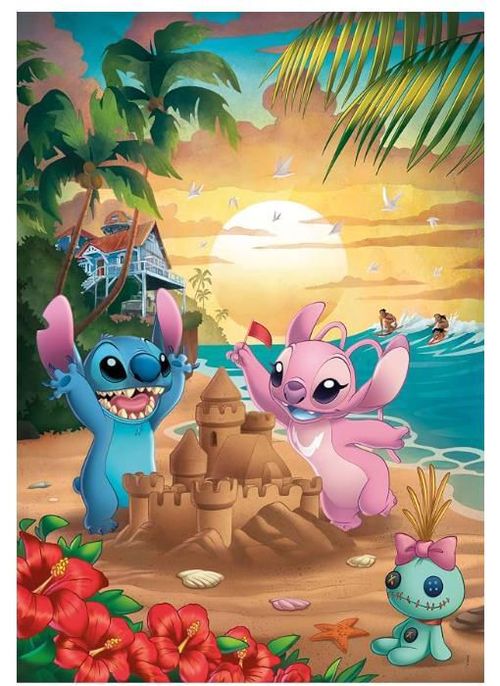 купить Пазл Clementoni Puzzle 500 Disney Stich (35547) в Кишинёве 