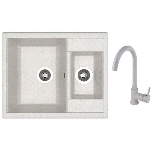 cumpără Chiuvetă bucătărie cu bateria Dr.Gans Astra 620K + SanDonna F 7073 gri în Chișinău 