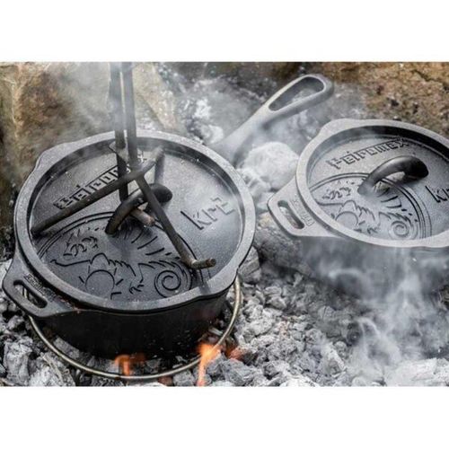 cumpără Căuș Petromax Souce Pan 39cm cu capac si miner, fonta în Chișinău 