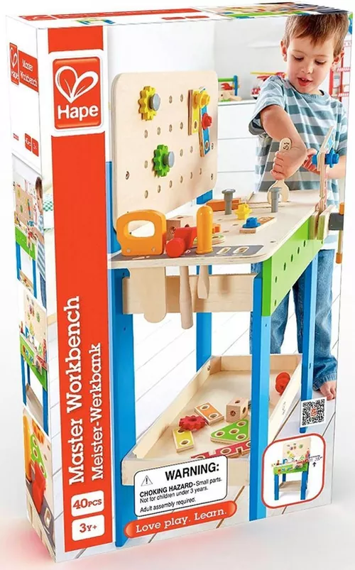 cumpără Complex de joacă pentru copii Hape E3000 Masuta din lemn cu unelte în Chișinău 