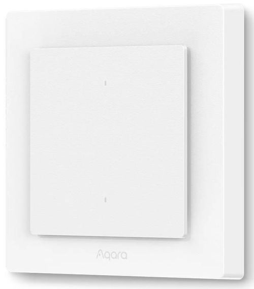 cumpără Întrerupător electric Aqara Zigbee Thread Light Switch H2 EU ( 2 Buttons, 1 Channels), White în Chișinău 