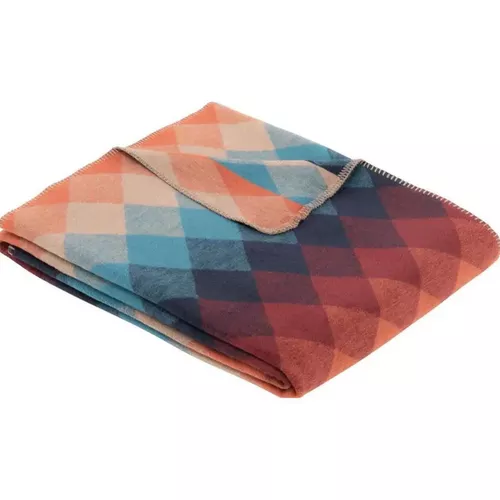 купить Домашний текстиль Ibena 3037/100 Jacquard Decke Bray Blue/brown в Кишинёве 