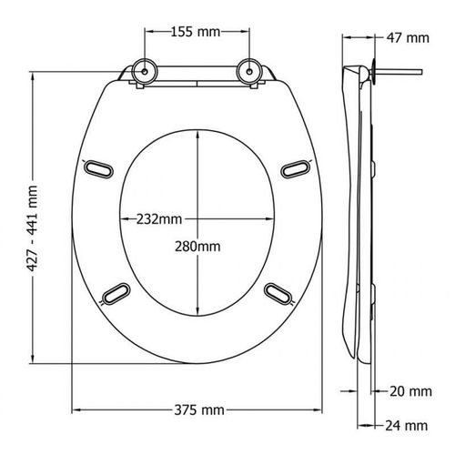 купить Аксессуар для туалета misc capac WC Duraplast BEMIS BARLETTA STX WHITE 2200STX000 в Кишинёве 