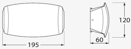 cumpără Aplică exterior Fumagalli ABRAM 190 7.5 Вт IP55 черный în Chișinău 