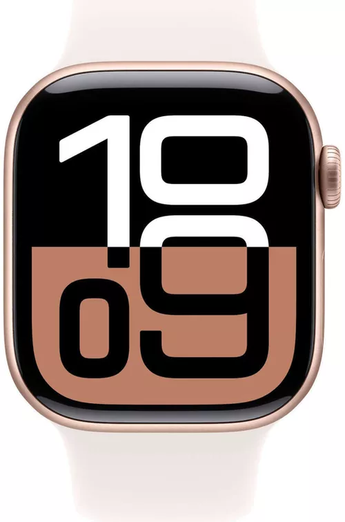 купить Смарт часы Apple Watch Series 10 GPS 42mm Rose Gold Aluminium Case with Light Blush Sport Band - S/M MWWH3 в Кишинёве 