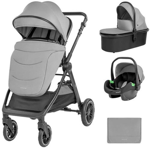 купить Детская коляска Kikka Boo Ava Grey 3in1 transformabil (3800171206488) в Кишинёве 