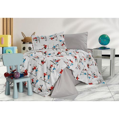 купить Домашний текстиль Cottony SLPR Ranforce Fotbalisti/Albastru aprins (240): 2 pers в Кишинёве 