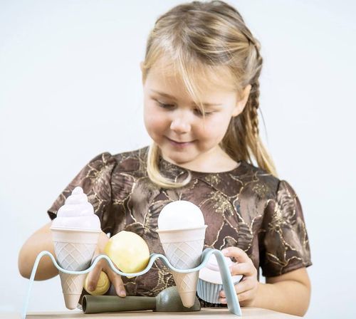 купить Игрушечная кухня и посуда Dantoy 5603D BIO Ice Cream Set в Кишинёве 