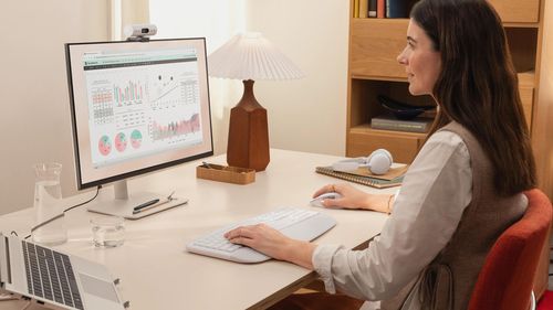 купить Клавиатура + Мышь Logitech MK880 White в Кишинёве 