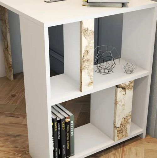 cumpără Masă de birou Trendy Lima, Marmura Alba 120x75x60cm în Chișinău 