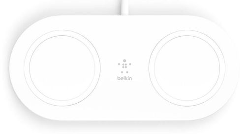 cumpără Încărcător wireless Belkin WIZ008VFWH Dual Pads White în Chișinău 