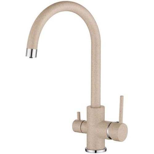 купить Смеситель кухонный Helika-AquaSanita 2963-110 SABIADUO Beige в Кишинёве 