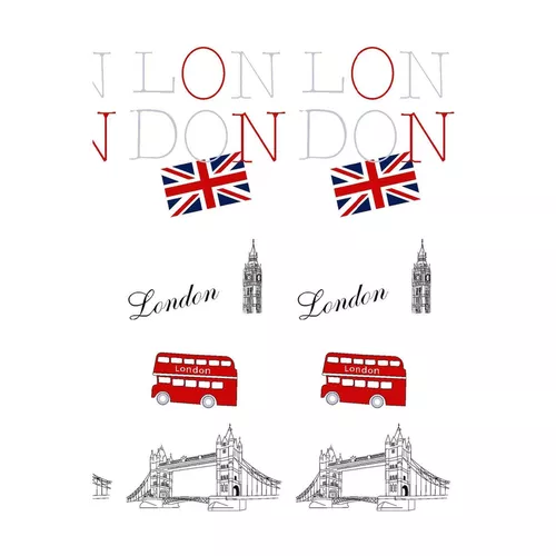 купить Занавеска для ванной Bisk 06870 TXT LONDON 180x200 в Кишинёве 