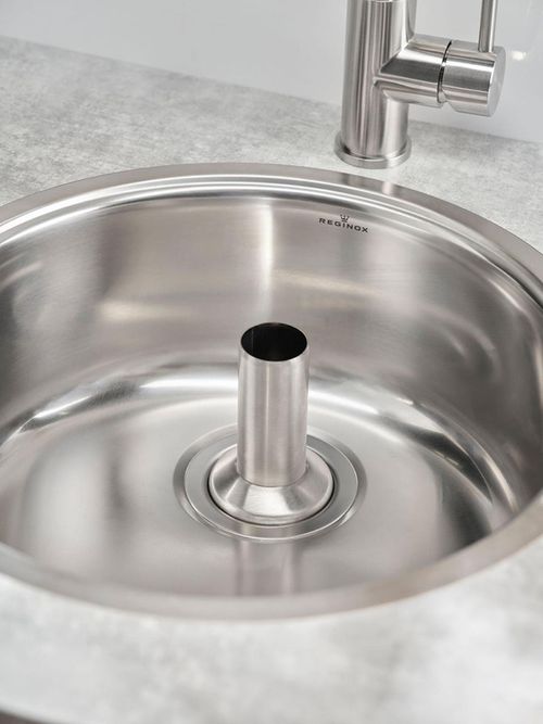 купить Сифон для кухонной мойки Reginox R38505 Outlet Pipe KG 16cm в Кишинёве 