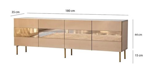 cumpără Comodă TV Trendy Leon, Bronz, Aur în Chișinău 