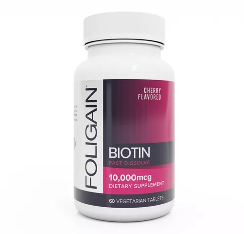 купить Biotin Hair Booster 10,000Mcg Fast Dissolve (Cherry Flavor) 60 Vegetarian Tablets в Кишинёве 
