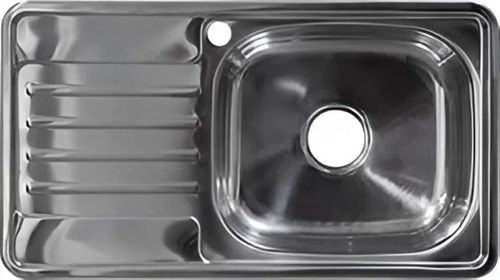 cumpără Chiuvetă bucătărie Rubano HD7642P incastrabila 760x420x180mm. (dreapta),inox, luciu-0,8mm în Chișinău 