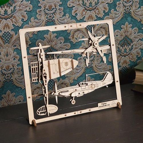 cumpără Set de construcție Ugears 57172 Avionul în ramă în Chișinău 