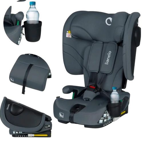 cumpără Scaun auto Lionelo Nelly 9-36kg (I-Size) Isofix Grey Graphite, pliabil în Chișinău 