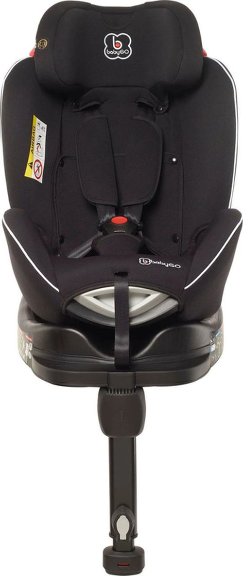 Scaun auto rotativ BabyGo Fixleg 360 Black (0-25 kg) 