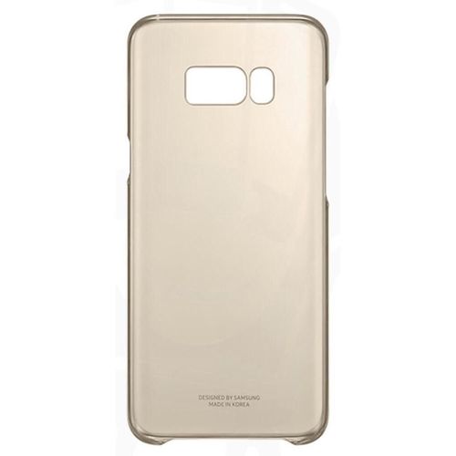 cumpără Husă pentru smartphone Samsung EF-QG955, Galaxy S8+, Clear Cover, Gold în Chișinău 