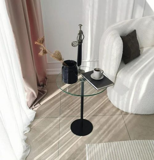 купить Журнальный столик Trendy Social, Negru 40x50x40cm в Кишинёве 