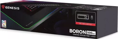 купить Коврик для мыши Genesis NPG-2110 Boron 500 XXL RGB Lolo 800x400mm в Кишинёве 