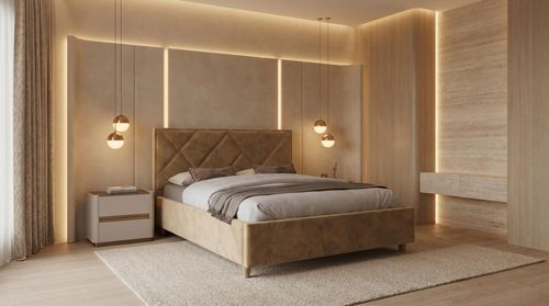 cumpără Pat Relaxe Home 025414 Noris (160x200), London 03, Beige în Chișinău 